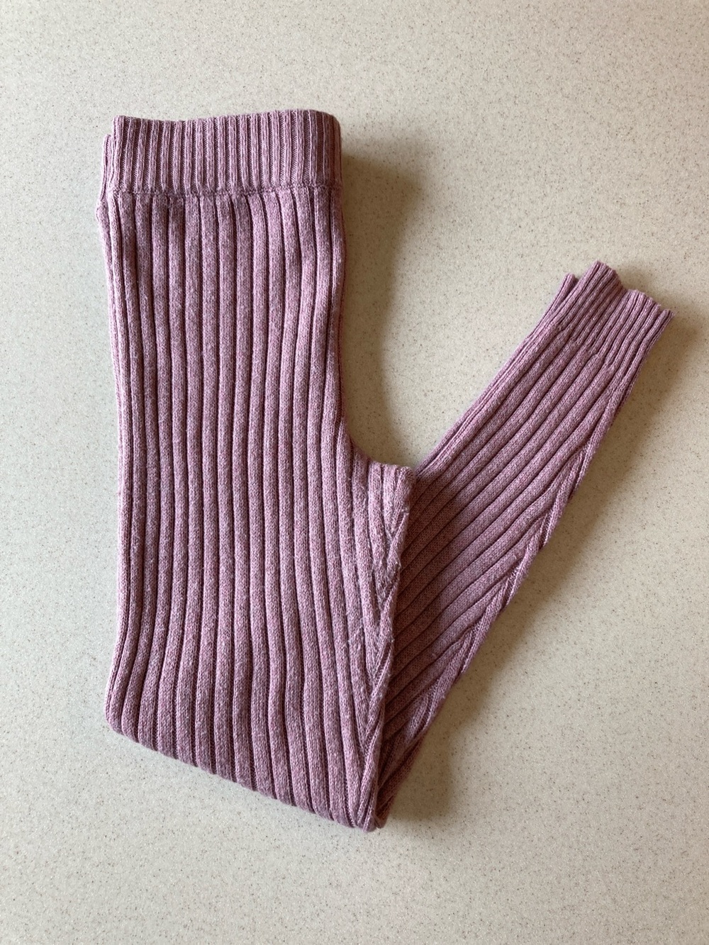 UGG Ribbed Knit Leggings - Dusty Mauve Women Size Small